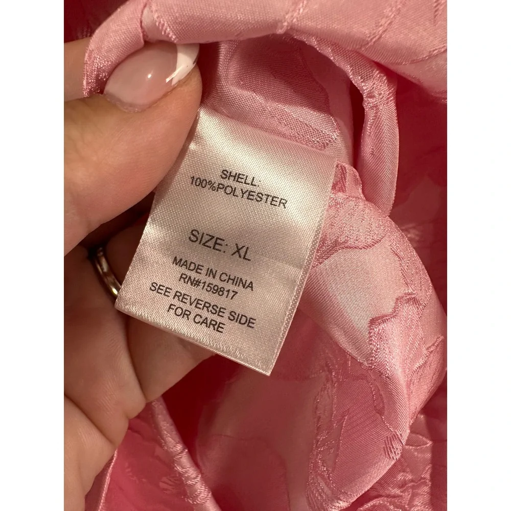 Altar'd State Pleated Floral Jacquard Skort XL Pink Mini Skirt Shorts Women